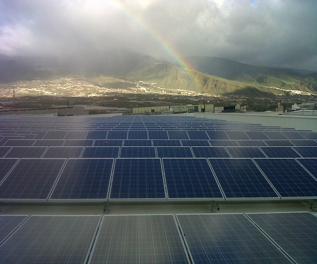 L'installazione fotovoltaica della 9REN a Tenerife