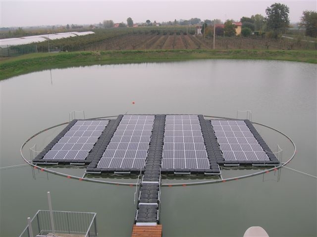 Impianto a Isola fotovoltaica galleggiante a Solarolo (RA)