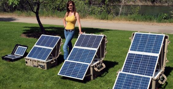 Esempi di 3 dimensioni della Sun Ready Power 3 dimostrazioni delle dimensioni di 3 misure diverse del sistema Sun Ready