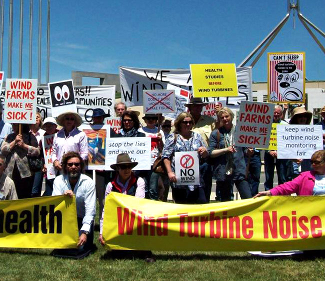 Energia eolica: in Australia protesta contro turbine eoliche Protesta in Australia contro l'eolico