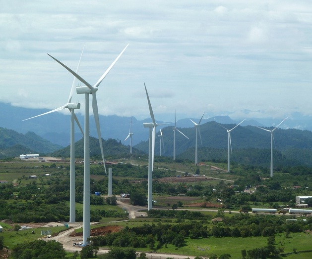 Il parco eolico di Cerro de Hula in Honduras Il parco eolico di Cerro de Hula