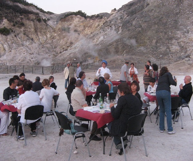 L'evento Slow Earth di cucina geotermica