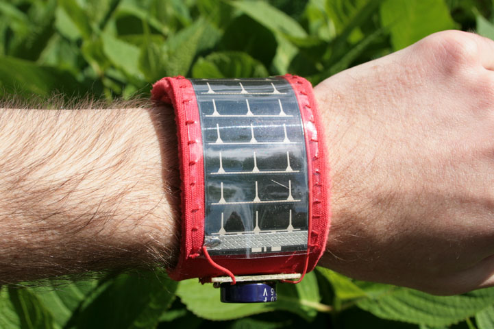 Applicazione del fotovoltaico indossabile