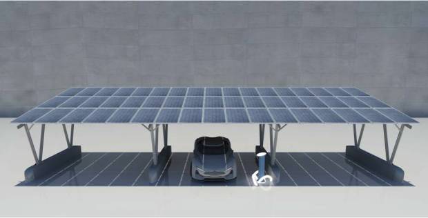 La pensilina fotovoltaica Tan Tien &egrave; la nuova idea di fotovoltaico