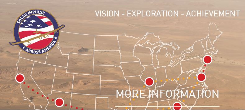 Le tappe di Solar Impulse negli USA