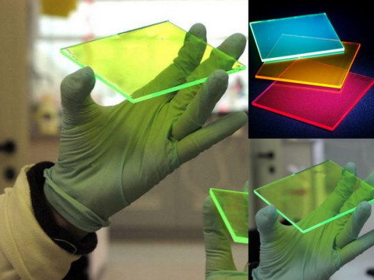 Cella solare trasparente e colorata Cella solare trasparente e colorata